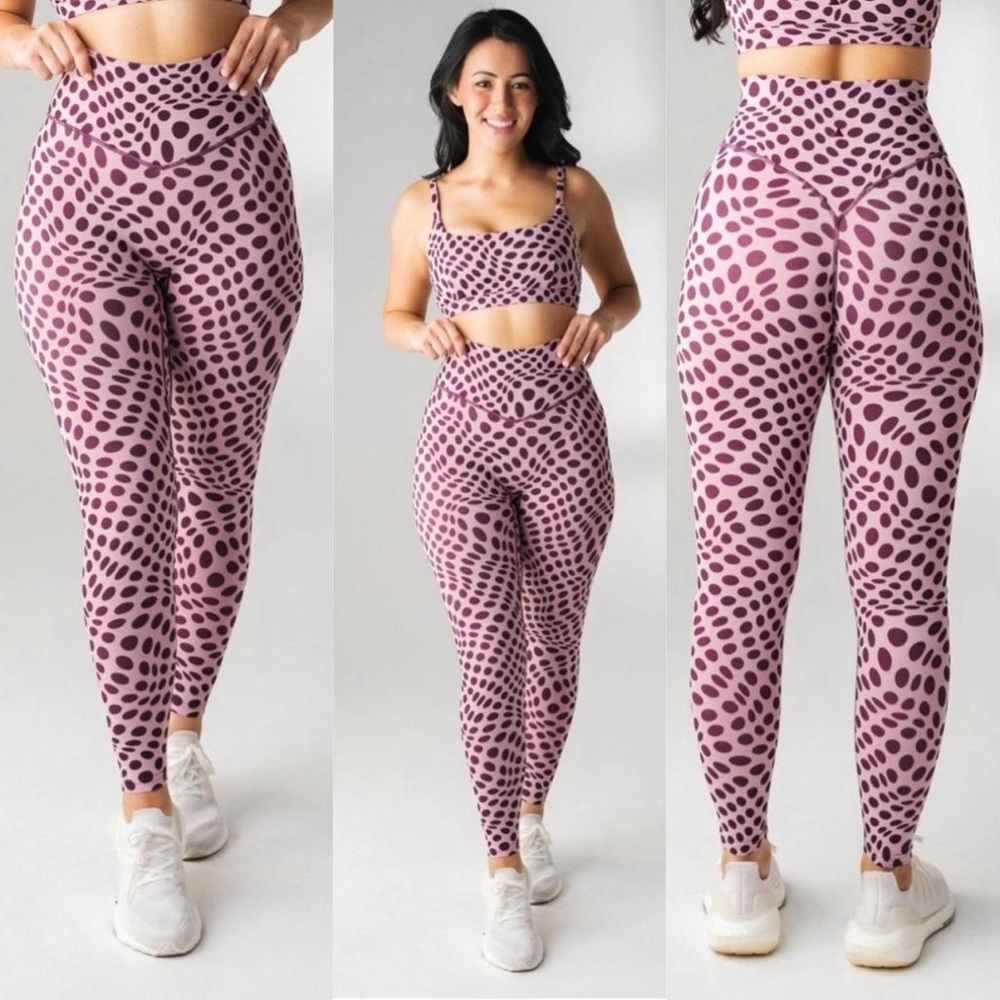 VITALITY x COSMOPOLITAN NWOT Polka Dot Women's Athleisure leggings